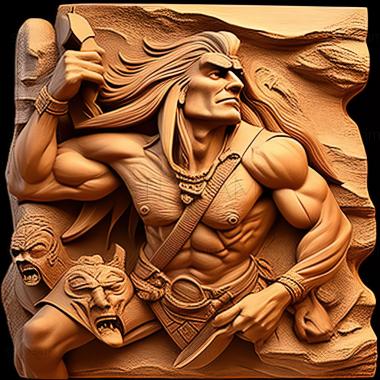 3D model Frank Frazetta American artist (STL)